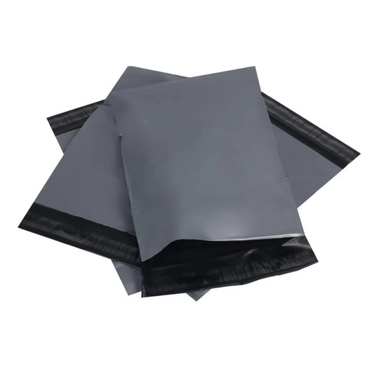 Strong Grey Postage Poly Mailing Bags 16"x21" - 40.5x53.3cm